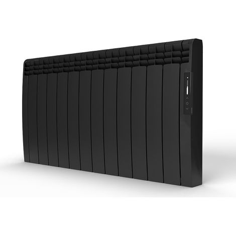 ROINTE - Radiateur connecté EOINIQ 12 éléments 1800W Noir texturé - ERFB1800RAD2 (1/5)