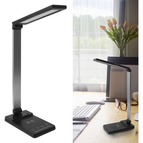 Lampada da scrivania a LED ricaricabile – con porta USB PD3.0 – timer – pieghevole – spina europea 100-240V