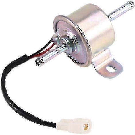 Pompe de transfert de carburant diesel 12 V compatible avec les moteurs D722, D905, D1105, D1305, V1505, V2203 et ZD221 (références R1401-51350 et R1401-51352). Pièce de rechange argentée SZRH. (1/5)