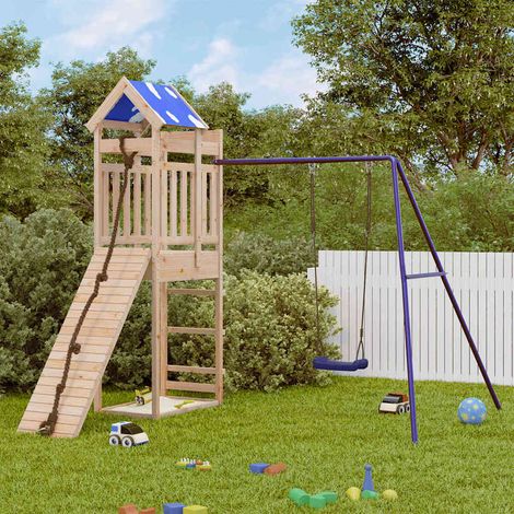 Outdoor Playset Solid Wood Pine vidaXL (1/5)