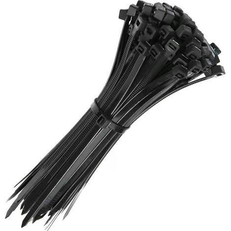 Attaches de câble en nylon autobloquantes, Attaches de câble résistantes au froid Ruban adhésif en plastique 10cm 100 pcs