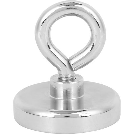 Hameçon magnétique, aimant de pêche, accessoire pour outil électrique N35, 81 kg (179 lbs), corde rouge de 20 mètres. (1/5)