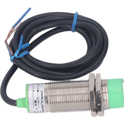 Interrupteur de proximité inductif M24 5 pièces LJ24A3 10 J EZ, capteur inductif 2 fils NO 90-250VAC, détecteur de proximité pour machine-outil, filetage M24x1.5 (1/5)