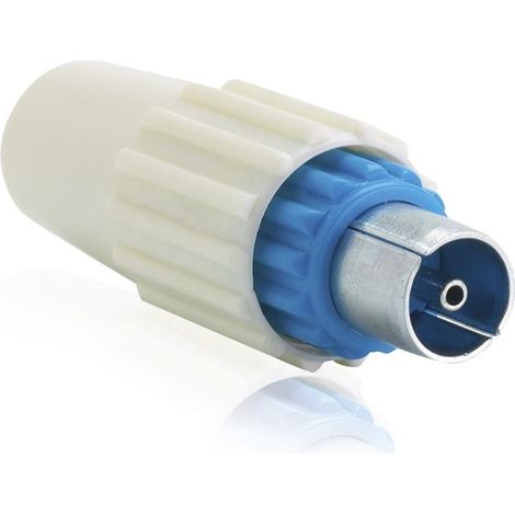 TV-Stecker männlich Blau Vim 100