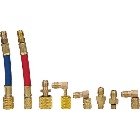 8-teiliges Klimaanlagen-Adapter-Mehrzweck-Anschluss-Kältemittel-Werkzeug CT-138 (CT-138) (1/4)