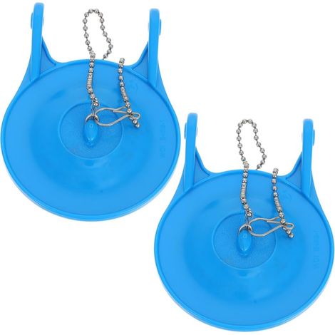Kit de Réparation de Toilettes et Chaîne, 2 Pièces, Pvc, Bleu (1/5)