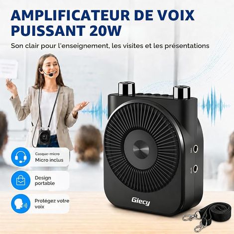 Voice Amplifier with Microphone Headset (1/4)