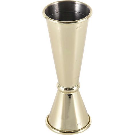 Cocktailshaker aus Edelstahl 304, Doppel-Jigger für Barkeeper, präzises Messwerkzeug für die Mixologie, professionelles Barzubehör, silberfarben, robust und langlebig. (1/5)