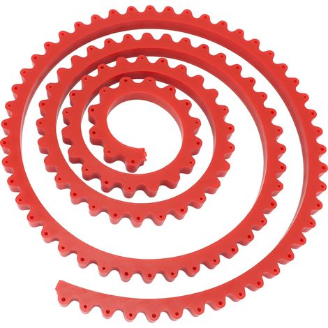 Gabarit de profilage pour le travail du bois à engrenages, flexible et réglable, pour formes complexes et contours, 1 m / 3,28 pi (1/5)