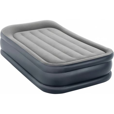 Intex DuraBeam+ Deluxe Pillow Rest Colchón Inflable Gris (1/5)
