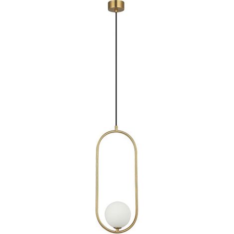 Suspension Luminaire Pour Ampoule LED G9 D120 Doré Zambelis (1/2)