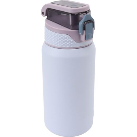 500-ml-Thermosbecher mit Federdeckel, Edelstahl-Vakuumisolierbecher für Zuhause und unterwegs (1/5)