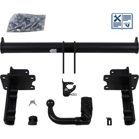 Attelage rotule démontable Brink + faisceau ECS spécifique 13 broches - JAGUAR F-PACE (1/2)