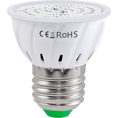 Ampoule LED phytolamp pour plantes d'intérieur spectre rouge et bleu ampoule éclairage plante E27 lampe culture pour semis hydroponie succulentes fleurs légumes serre (220V)