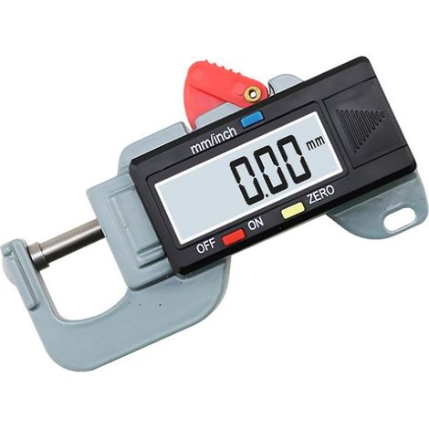 Micromètre numérique de précision pour l'épaisseur latérale du cuir et de l'acier. (1/5)