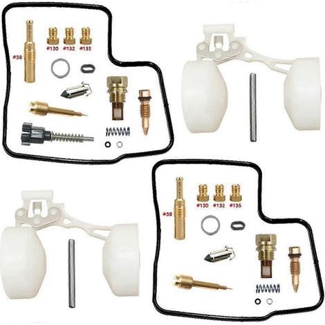 Kit de réparation de carburateur pour moto Honda Transalp 650 XL650 XL650V RD10 RD11 (2000-2007) : joints, gicleurs et pièces de rechange.
