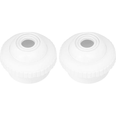 Set di 2 getti idromassaggio per piscina – getto di ritorno da 1,5" – filettatura maschio rotante – resistenti – SPA (1/5)