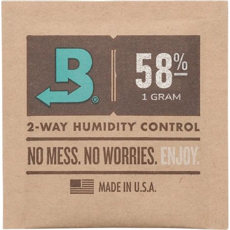 Maintien de l'humidité à 58% - Sachet de 1g - Boveda (1/3)