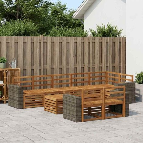 vidaXL Sofagarnituren Massivholz Akazie (1/5)