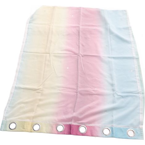 Rideaux à étoiles, rideaux occultants à étoiles pour chambre d'enfant, chambre de fille, salon, rideaux de fenêtre à étoiles double couche colorés (1/5)