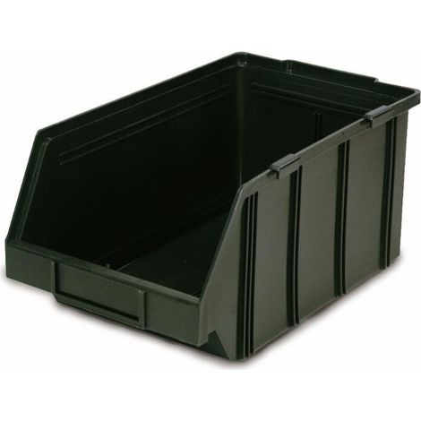 Boîte plastique empilable 208 x 355 x 162 mm – Rangement optimisé pour outils et fournitures – Compatible avec autres boîtes empilables