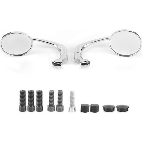 Rétroviseurs électroplaqués modifiés pour moto (1/5)