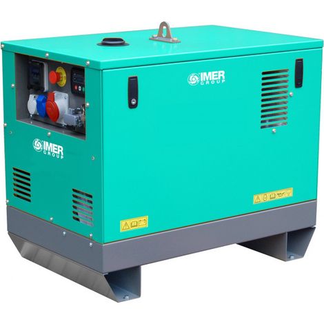 Imer - Groupe électrogène 5,2kW Tri/ 3,6kW Mono moteur YANMAR L100AE version standard - SILENTSTAR 6500D T YN