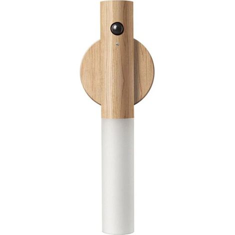 Lámpara LED recargable con detector de movimiento inalámbrico (4 m), sensor de presencia magnético desmontable, luz cálida. (1/2)