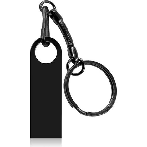 Clé USB 2.0 64 Go, format exFAT, en métal, résistante à la poussière et aux chocs. (1/5)