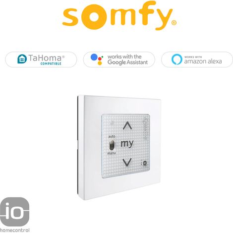 SMOOVE 1 A/M io Somfy radiocomando a parete per motori radio io