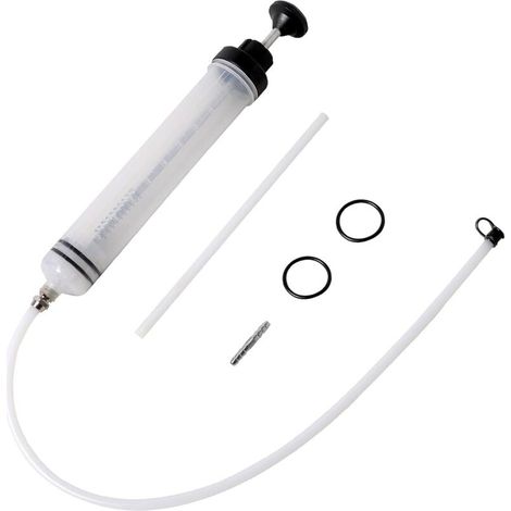 Seringue d'aspiration d'huile, Pompe d'extraction de Liquide de Frein de Seringue de Vidange d'huile, Seringue d'huile Automobile avec Tuyau, Pompe de Liquide de Frein -500cc (1/5)