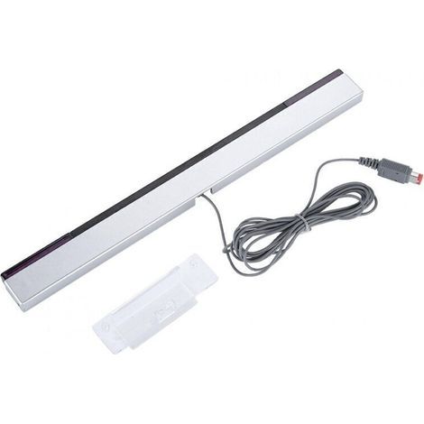 Barre de Capteur pour Wii, Barre de Capteur de Rayon Infrarouge Filaire de Remplacement, Barre de Capteur de Mouvement de Rayon IR Portable Professionnelle Compatible pour Wii et pour Console (1/4)