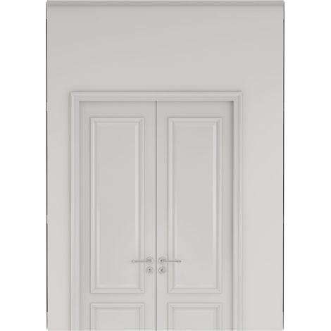 Armario con espejo de 50 cm para montaje en pared, armario de baño con espejo de 1 puerta, color blanco, premontado sin necesidad de montaje, luces LED en forma de abanico en ambos lados de la puerta, (1/5)