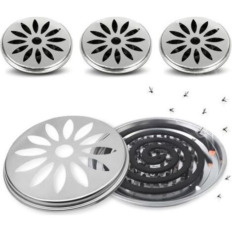 Porte Spirale Anti Moustique - Acier Inoxydable - Pour Extérieur Jardin Camping Maison - 4 Pièces (1/5)