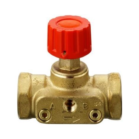 Danfoss Válvula de cierre y medición de circuito, ASV-M ASV-M 32, Rp 1 1/4, 003L7694 (1/3)