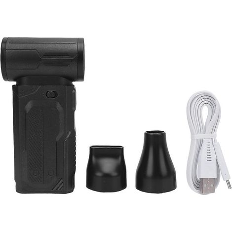 Tragbarer Turboventilator mit 130.000 U/min, Jetgebläse für Strand, Reisen, Picknick und Camping, Abmessungen 124 x 63 x 35 mm, wiederaufladbarer Mini-Windschutz. (1/5)