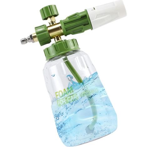 Pulvérisateur de Mousse pour Lavage de Voiture - 1 l - Pompe à Mousse Haute Pression avec Vaporisateur pour l'entretien des et Le Nettoyage de Voiture (1/5)