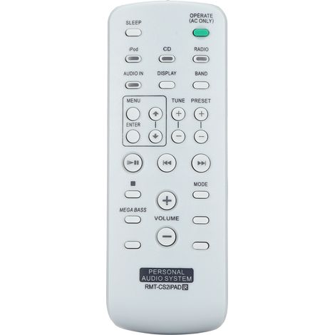 Télécommande de Remplacement pour Système Audio Sony RMTCS2IPA ZSS2IP ZSS4IP (1/5)