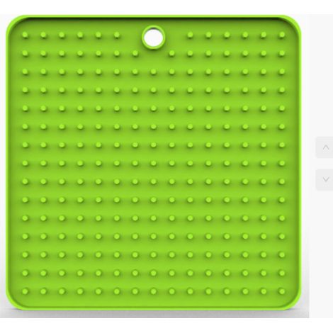 2 tapis à lécher pour chien, distributeurs de croquettes anti-glouton, en silicone, pour chiots et adultes, usage intérieur (1/5)