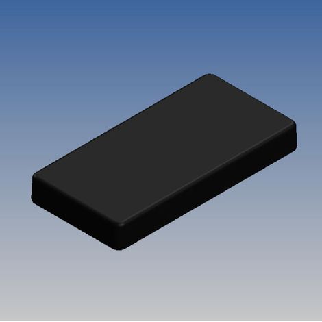 TEKO SR31.9 Universal-Gehäuse 128 x 64 x 16.5 ABS Schwarz 1 St.