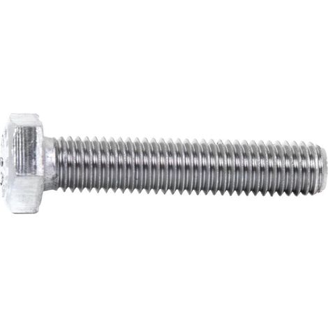 Vis hexagonale DIN 933 M-8X100 INOX A2 pour pros et bricoleurs, fixation fiable, 8 x 100