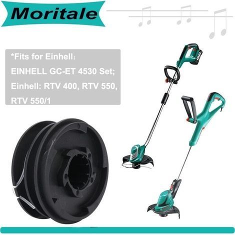 Spule Linie für Einhell Akku GC-ET 4530 RTV 400 RTV 550 RTV 550/1 Ersatzteile Trimmer (4 stück) (1/3)