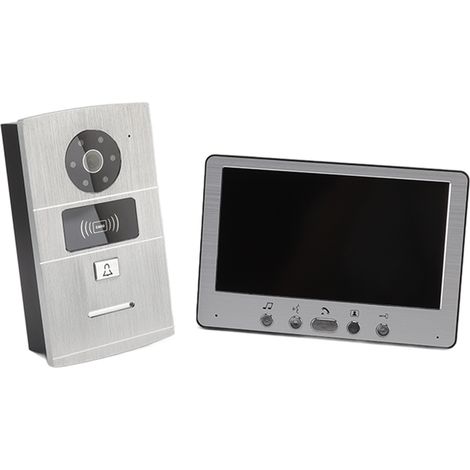 Interphone vidéo sans fil multifonctionnel avec sonnette et visiophone pour la maison (prise australienne 100-240 V). (1/5)