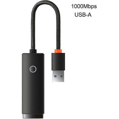 USB-C/USB-A-zu-RJ45-10/100-Mbit/s-Ethernet-Netzwerkadapter, schnelles LAN-Adapterkabel für Laptops, stabile Kabelverbindung und Plug-and-Play.
