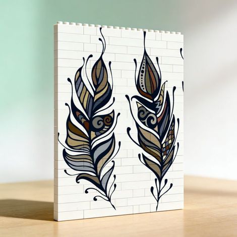 Cadre adulte en blocs, cadeau pour saint valentin (1/5)