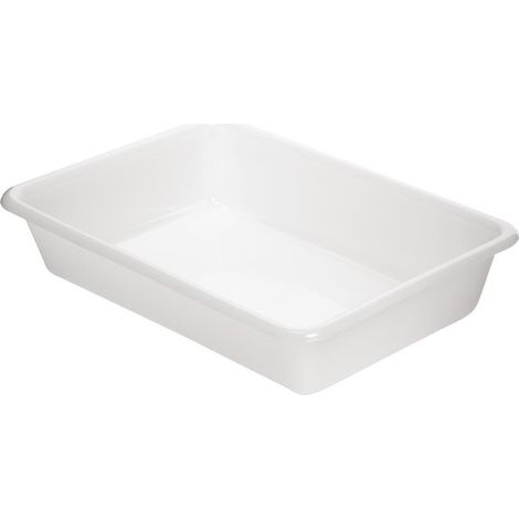 Bac alimentaire peu profond transparent 345mm - 345 x 235 x 75 mm - ARAVEN