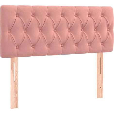 Maison Exclusive - Cabecero de terciopelo rosa 100x7x78/88 cm (1/5)