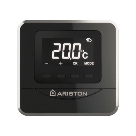 Ariston Thermostat d'ambiance CUBE ROOM RF sans fil Noir pour gestion multizone 3319116