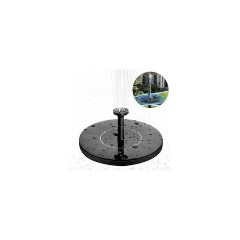 Fontaine Solaire Fontaine Flottante Solaire Monocristalline Pompe de Fontaine Solaire Facile à Utiliser adaptée aux Piscines et étangs d'étang à Oiseaux de Patio de Jardin (1/5)
