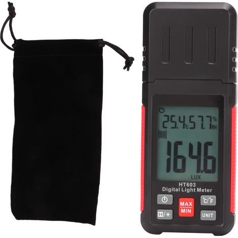 Digital Light Meter Professional High Accuracy Quick Response Luxmeter Large Range Brightness Tester Illuminometer
